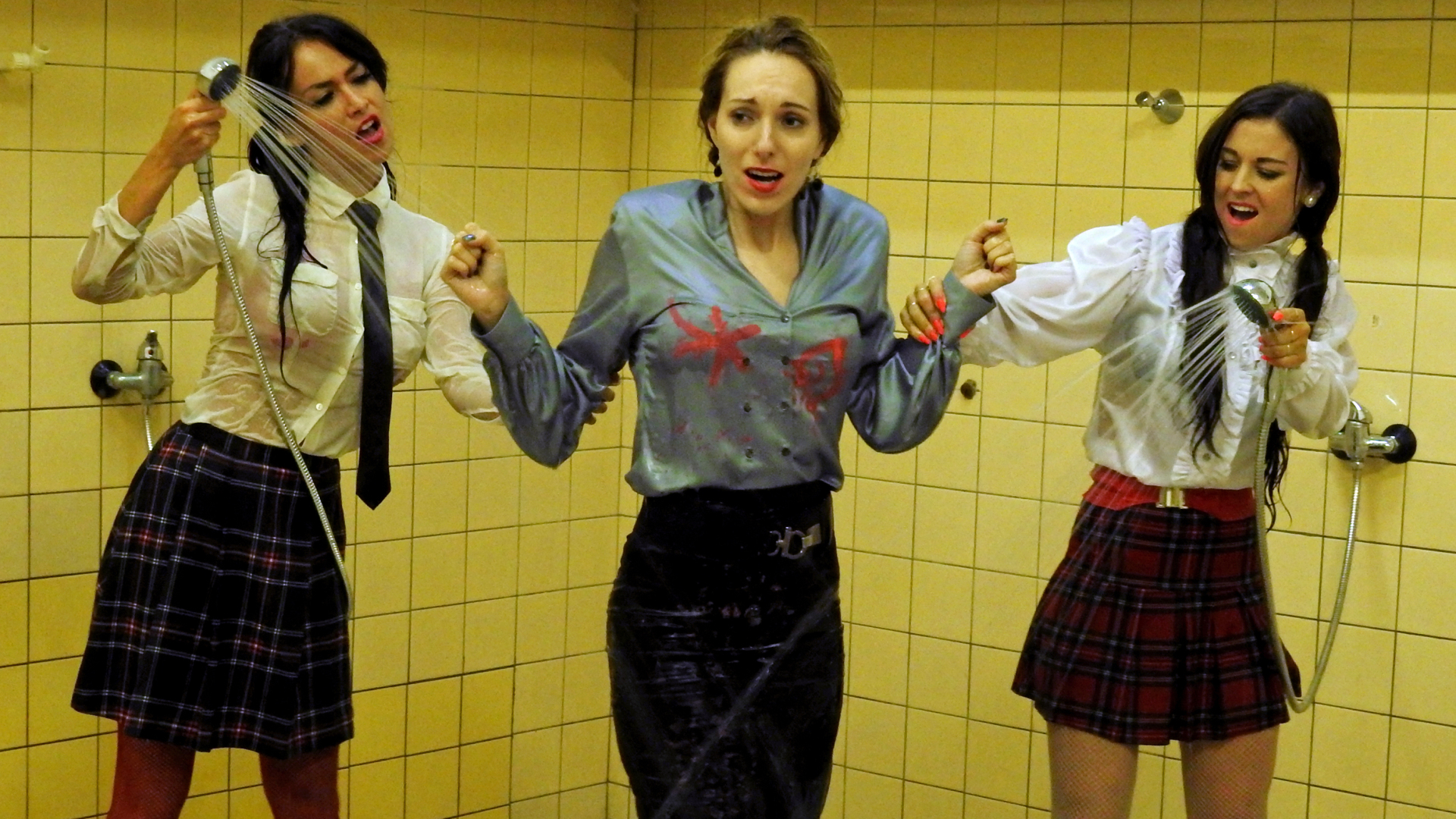 Naughty Schoolgirls Get Drenched By Their Teacher - Cam 2 on www.sinx.com