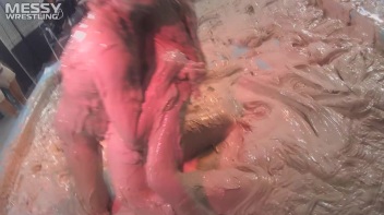 Muddy Wrestling: Short Shorts vs. Short Skirt Throwdown! Screencap 88 on www.sinx.com