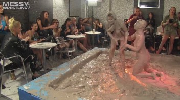 Muddy Wrestling: Short Shorts vs. Short Skirt Throwdown! Screencap 100 on www.sinx.com