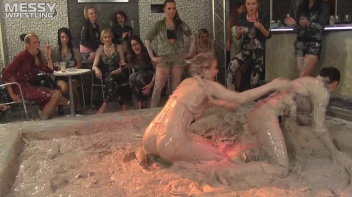 Mud Wrestling: Sisters Go Head To Toe Slop-Fest! Screencap 16 on www.sinx.com