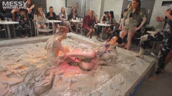 Mud Wrestling: Sisters Go Head To Toe Slop-Fest! Screencap 22 on www.sinx.com
