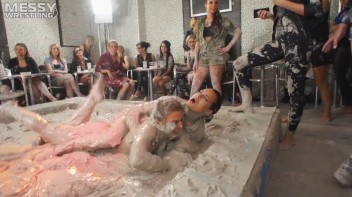 Mud Wrestling: Sisters Go Head To Toe Slop-Fest! Screencap 28 on www.sinx.com