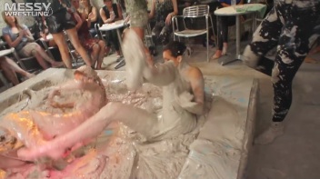 Mud Wrestling: Sisters Go Head To Toe Slop-Fest! Screencap 49 on www.sinx.com