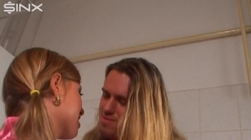 Euro Babe Loves Bathroom Blowjob And Pissing Screencap 1 on www.sinx.com