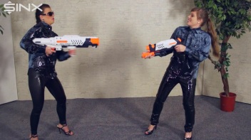 Hot Babes In Water Fight Action Screencap 9 on www.sinx.com