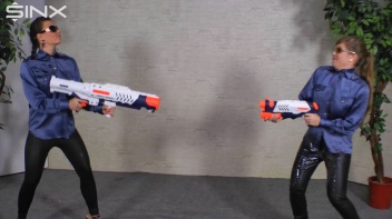 Hot Babes In Water Fight Action Screencap 1 on www.sinx.com