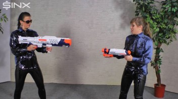 Hot Babes In Water Fight Action Screencap 13 on www.sinx.com