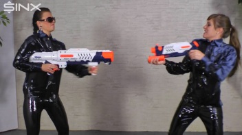 Hot Babes In Water Fight Action Screencap 16 on www.sinx.com