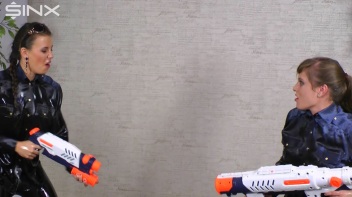 Hot Babes In Water Fight Action Screencap 29 on www.sinx.com