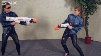 Hot Babes In Water Fight Action Screencap 3 on www.sinx.com