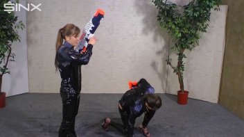 Hot Babes In Water Fight Action Screencap 36 on www.sinx.com