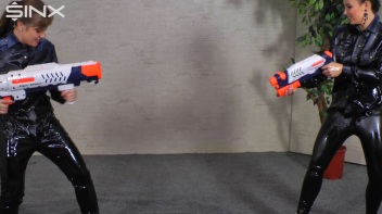 Hot Babes In Water Fight Action Screencap 39 on www.sinx.com