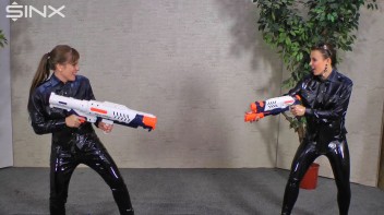 Hot Babes In Water Fight Action Screencap 40 on www.sinx.com