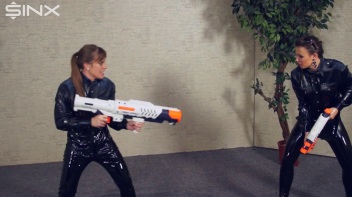 Hot Babes In Water Fight Action Screencap 42 on www.sinx.com