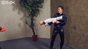 Hot Babes In Water Fight Action Screencap 47 on www.sinx.com