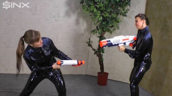 Hot Babes In Water Fight Action Screencap 49 on www.sinx.com