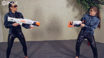 Hot Babes In Water Fight Action Screencap 5 on www.sinx.com