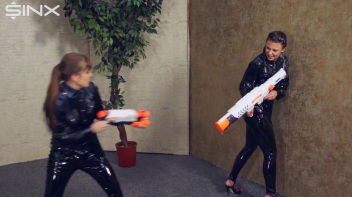 Hot Babes In Water Fight Action Screencap 53 on www.sinx.com