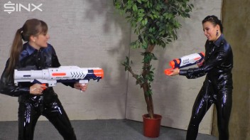 Hot Babes In Water Fight Action Screencap 57 on www.sinx.com