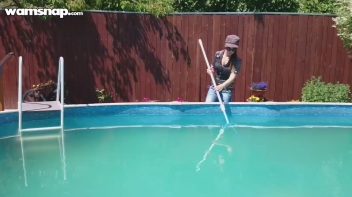 Pool Duties Lead To Wet Beauties! Screencap 2 on www.sinx.com