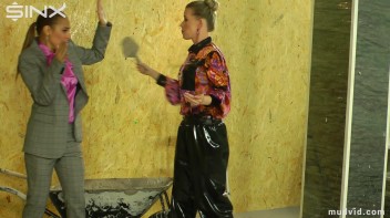 Beautiful girls get dirtied up while tearing at their clothes Screencap 11 on www.sinx.com
