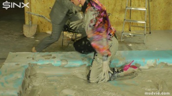 Beautiful girls get dirtied up while tearing at their clothes Screencap 17 on www.sinx.com