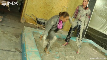 Beautiful girls get dirtied up while tearing at their clothes Screencap 19 on www.sinx.com