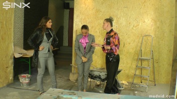 Beautiful girls get dirtied up while tearing at their clothes Screencap 2 on www.sinx.com