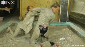 Beautiful girls get dirtied up while tearing at their clothes Screencap 29 on www.sinx.com