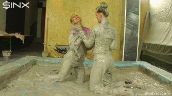 Beautiful girls get dirtied up while tearing at their clothes Screencap 33 on www.sinx.com