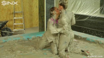 Beautiful girls get dirtied up while tearing at their clothes Screencap 35 on www.sinx.com