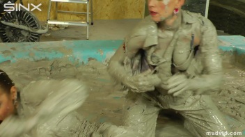 Beautiful girls get dirtied up while tearing at their clothes Screencap 43 on www.sinx.com