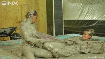 Beautiful girls get dirtied up while tearing at their clothes Screencap 44 on www.sinx.com