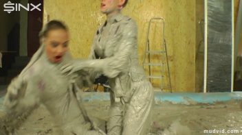 Beautiful girls get dirtied up while tearing at their clothes Screencap 45 on www.sinx.com