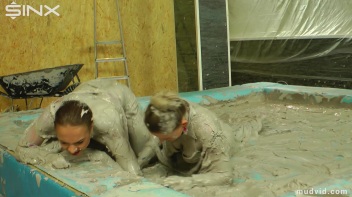 Beautiful girls get dirtied up while tearing at their clothes Screencap 50 on www.sinx.com