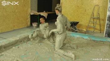 Beautiful girls get dirtied up while tearing at their clothes Screencap 52 on www.sinx.com