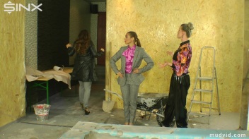 Beautiful girls get dirtied up while tearing at their clothes Screencap 6 on www.sinx.com
