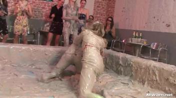 Group Mud Battle Rips Through The Club Screencap 44 on www.sinx.com