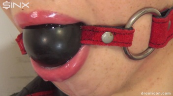 Ballgagged Babe Excessively Drools Down Her Clothes Screencap 38 on www.sinx.com