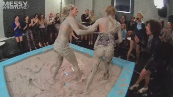 Messy Wrestling: Lost Footage Found!  2 Babes, 1 Battle - Dirty In The Mud At 1/2 Price!! Action Cam Footage! Screencap 27 on www.sinx.com
