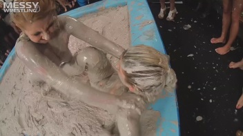 Messy Wrestling: Lost Footage Found!  2 Babes, 1 Battle - Dirty In The Mud At 1/2 Price!! Action Cam Footage! Screencap 40 on www.sinx.com