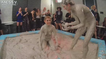 Messy Wrestling: Lost Footage Found!  2 Babes, 1 Battle - Dirty In The Mud At 1/2 Price!! Action Cam Footage! Screencap 53 on www.sinx.com