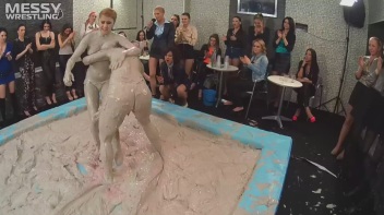 Messy Wrestling: Lost Footage Found!  2 Babes, 1 Battle - Dirty In The Mud At 1/2 Price!! Action Cam Footage! Screencap 56 on www.sinx.com