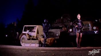 Military Chicks Don't Let The Rain Stop Them Screencap 11 on www.sinx.com