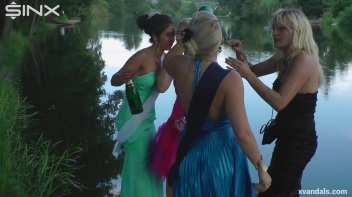 Beauty queens catfight in a lake - Cam 2 Screencap 31 on www.sinx.com