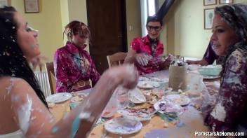 Dirty Dinner Party Part 1 Screencap 58 on www.sinx.com