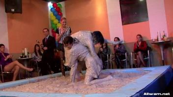 Satin Queens Shimmy In The Mud Pit Screencap 31 on www.sinx.com