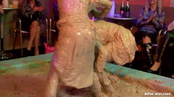 Satin Queens Shimmy In The Mud Pit Screencap 51 on www.sinx.com