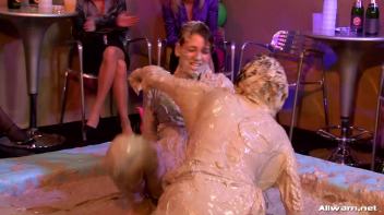 Satin Queens Shimmy In The Mud Pit Screencap 53 on www.sinx.com