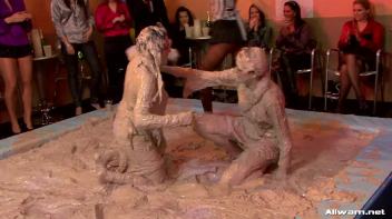 Satin Queens Shimmy In The Mud Pit Screencap 61 on www.sinx.com